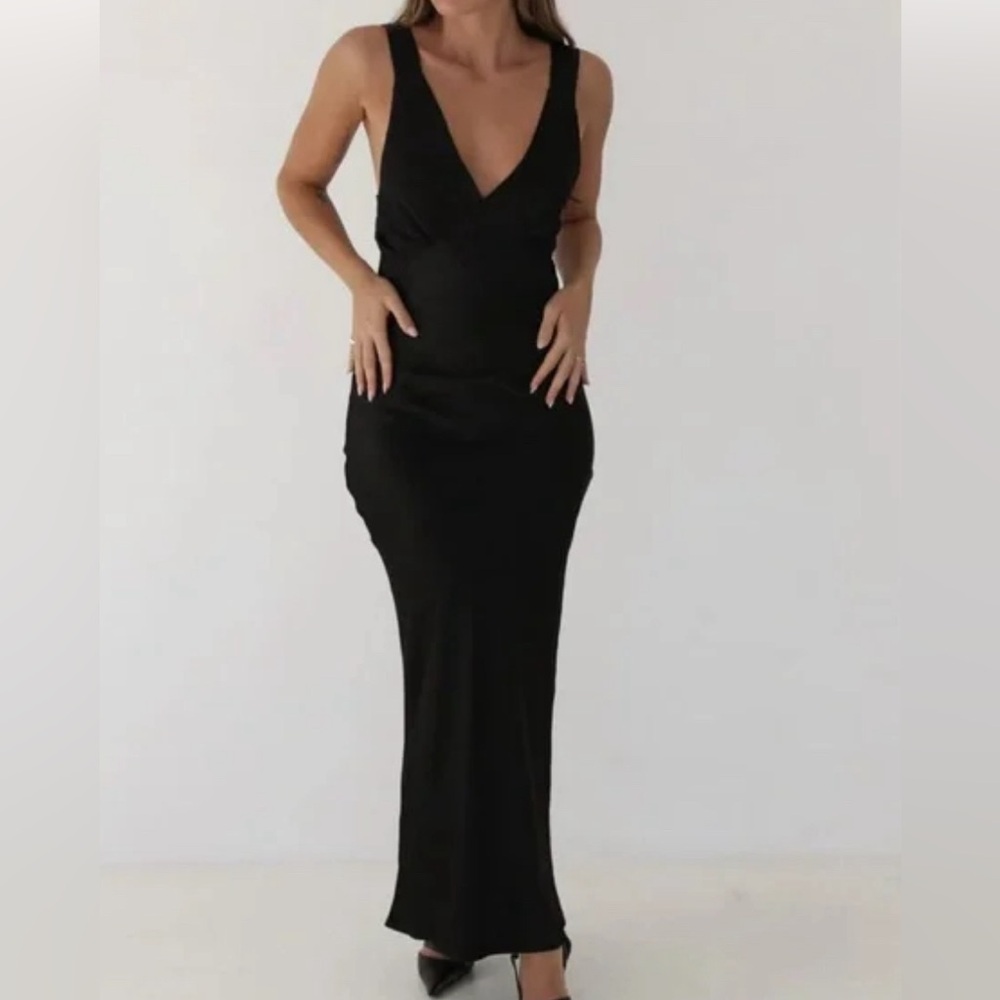Rumored Black Sunset Strip Dress